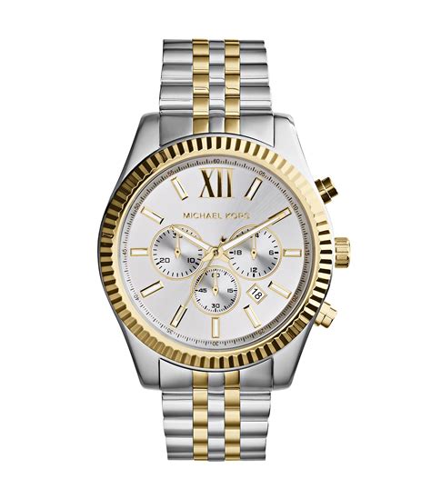 michael kors watch stainless steel men|Michael Kors lexington men's watch.